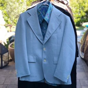 70’s Baby Blue Blazer